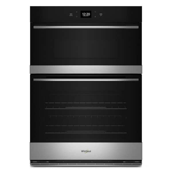 30 in. Electric Wall Oven & Microwave Combo in. Fingerprint Resistant Stainless Steel with Convection and Air Fry