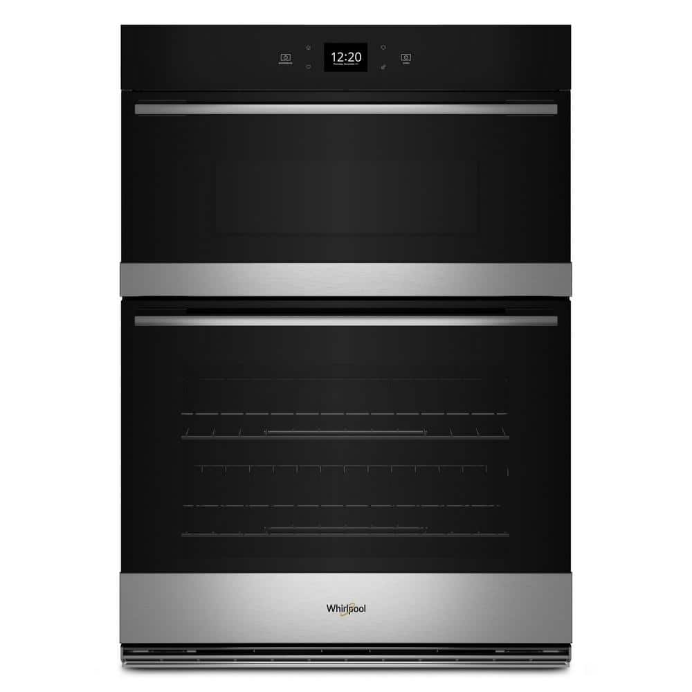 Whirlpool 30 in. Electric Wall Oven & Microwave Combo in. Fingerprint Resistant Stainless Steel with Convection and Air Fry