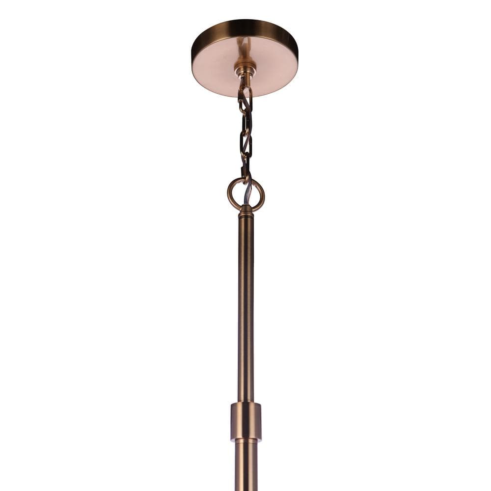 Satin Brass 12-Light Mesh Drum Pendant