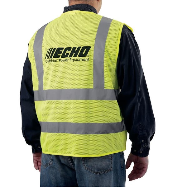 ECHO Hi-Visibility Neon Yellow Safety Vest XL