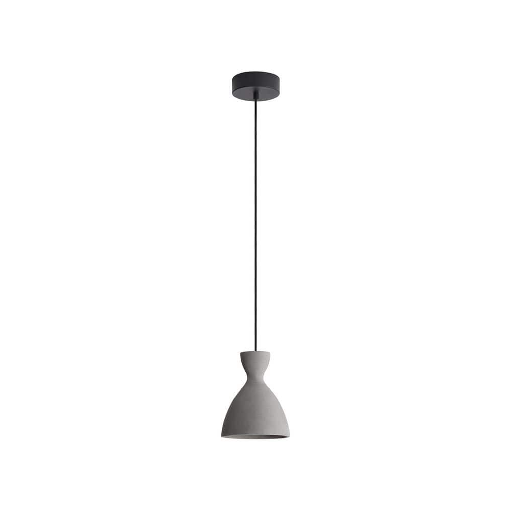 Aethera 8-Watt 1 Light Grey Cement Integrated LED Pendant Light with Grey Cement Shade price history on PriceWatchPro