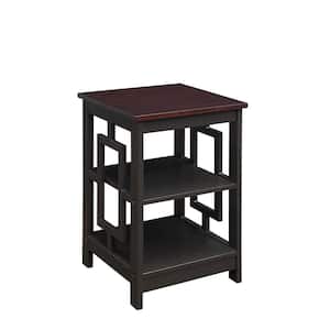 Town Square 23.50 in. Espresso Wood End Table