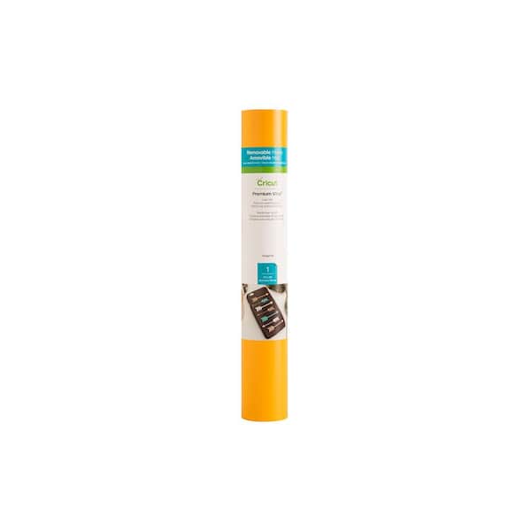 Cricut Premium 12 in. x 48 in. Removable Vinyl in Tangerine