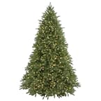 7-1/2 ft. Feel Real Jersey Fraser Fir Hinged Artificial Christmas Tree with 1250 Clear Lights
