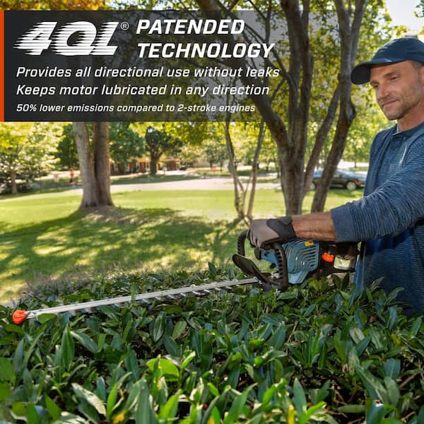 Senix 26.5 cc Gas 4 -Stroke Hedge Trimmer with a 22 in. Bar HT4QL