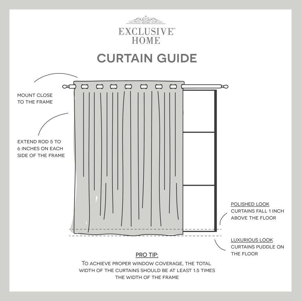 Dove Grey Room-Darkening Grommet Top Curtain Panel