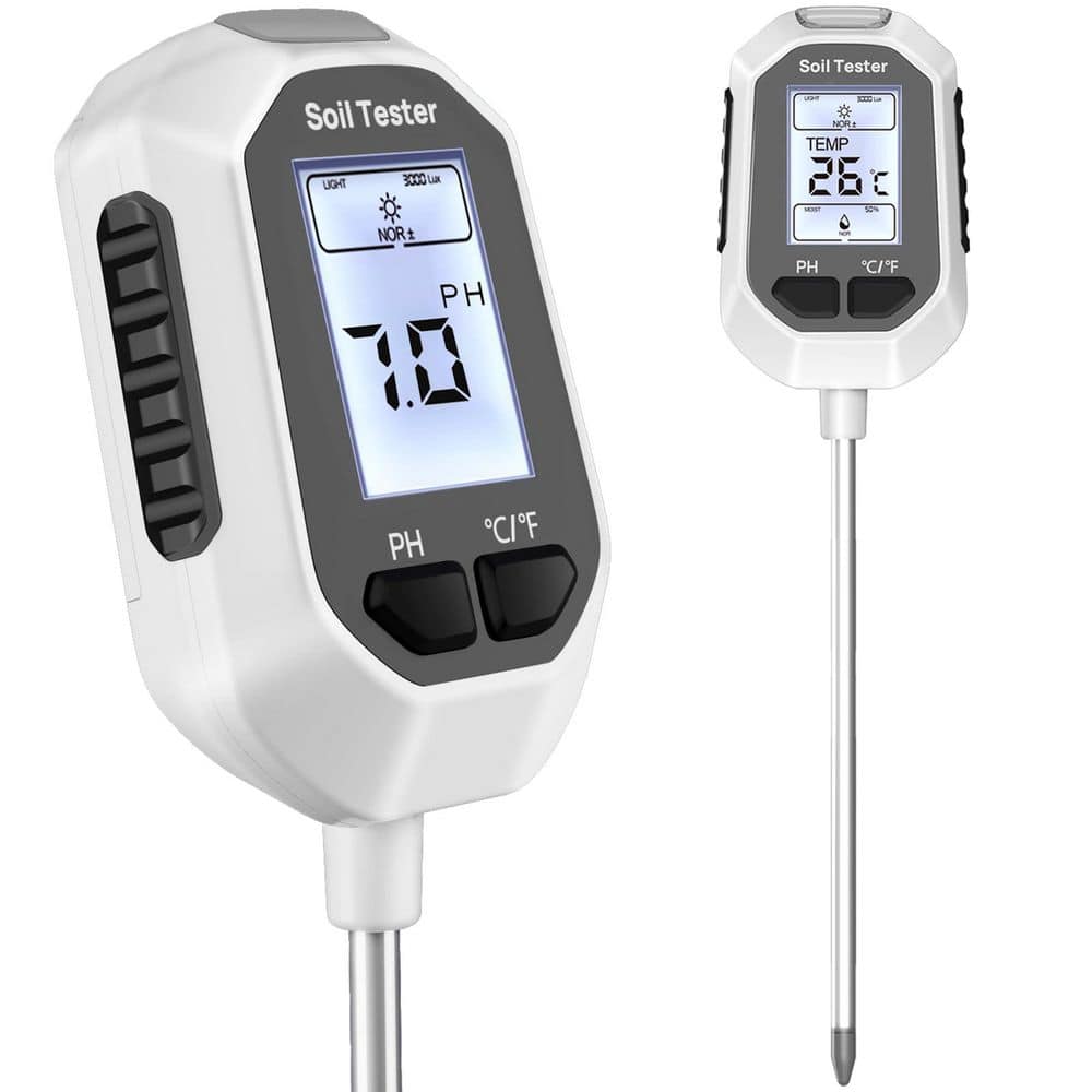 4-in-1 Digital Soil Test Meter, Measures Moisture, Temperature, PH, Sunlight, Backlight LCD for Gardening price history on PriceWatchPro
