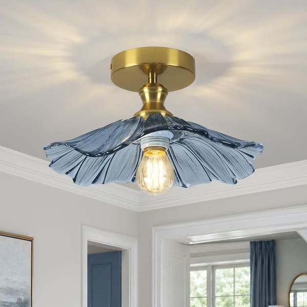 KICHLER Shailene 18 in. 3-Light Black Round Hallway Transitional