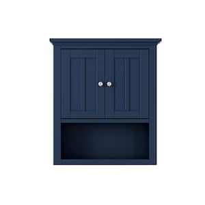 Under Sink Storage Cabinet 23.6 in. W x 11.4 in. D x 23.6 in. H Bathroom  Storage Wall Cabinet in Blue A-CWG16B - The Home Depot