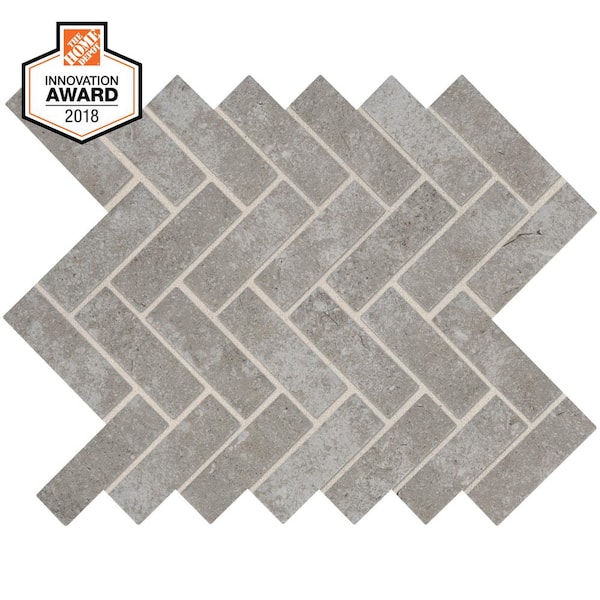 MSI Quartzite 9 in. x 12 in. x 6.35 mm Glazed Ceramic Mosaic Floor and Wall Tile (0.6 sq. ft./Each)