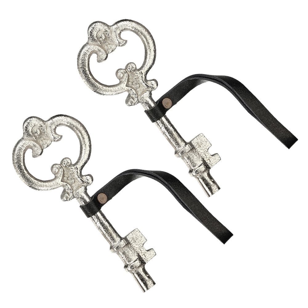 5 in. Antique Key Ornament With Leather Strap Ornament (Set of 2) price history on PriceWatchPro