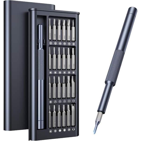 25-in-1 Small Precision Screwdriver Set with Magnetic Bearing Steel Bits for Phone Watch Computer Repair 110-Piece