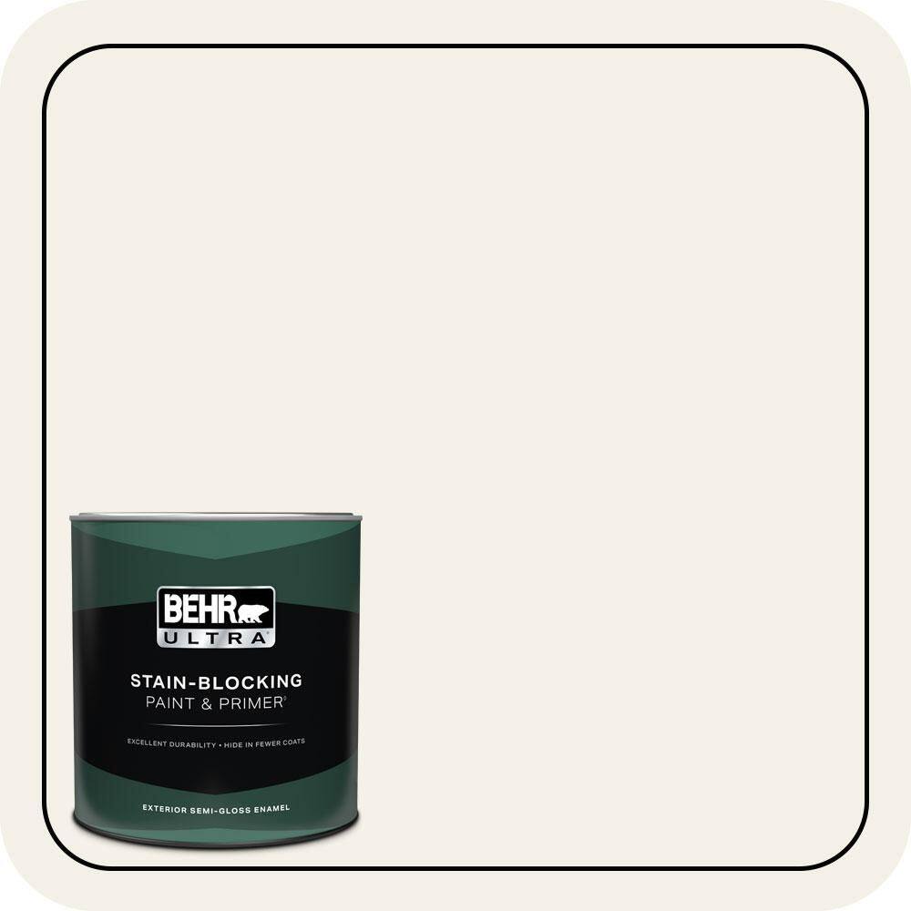 1 qt. #T16-17 Ivory Keys Semi-Gloss Enamel Exterior Paint & Primer price history on PriceWatchPro