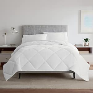 Air Dry Down Alternative Year Round Polyester King Comforter in White