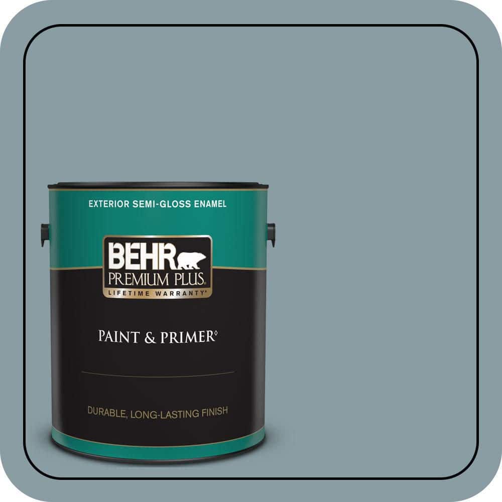 1 gal. #540F-4 Shale Gray Semi-Gloss Enamel Exterior Paint & Primer price history on PriceWatchPro