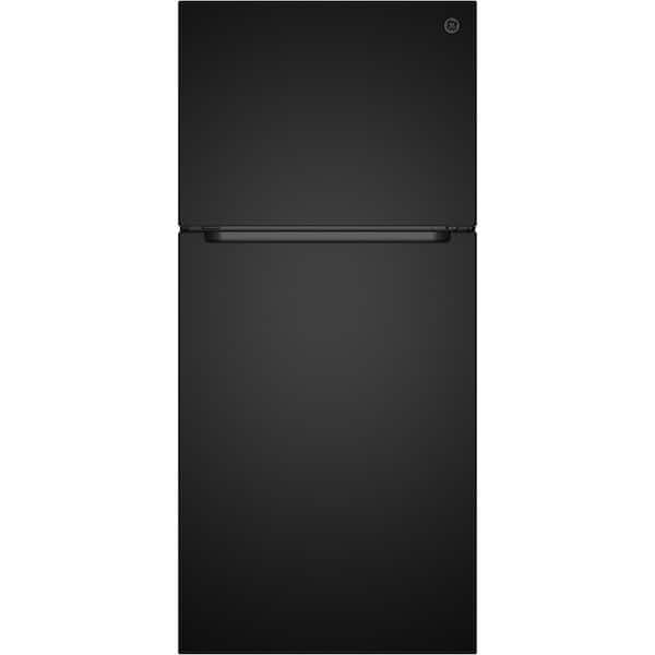 21 cu. ft. 30 in. Garage Ready Top Freezer Refrigerator in Black with 2-Sliding Deli Drawers