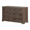 South Shore Hazen Fall Oak 6-Drawer 52 in. Dresser 14412 - The Home Depot