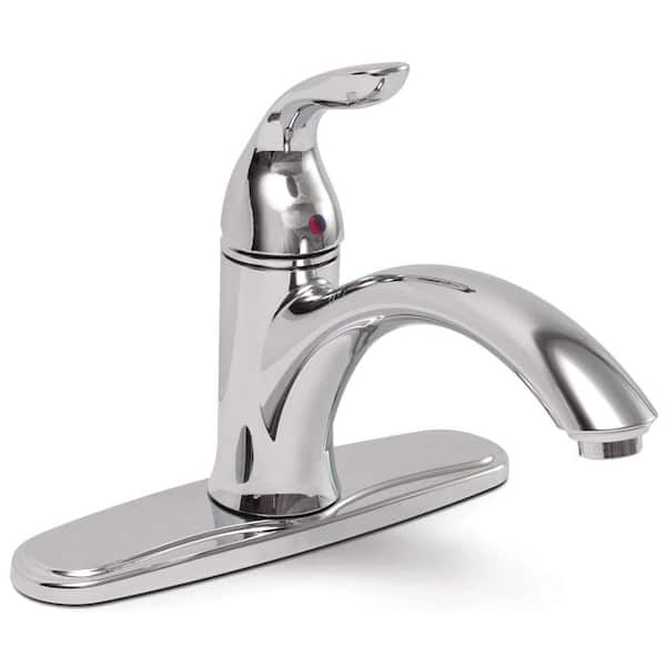 Premier Waterfront Single-Handle Standard Kitchen Faucet in Chrome