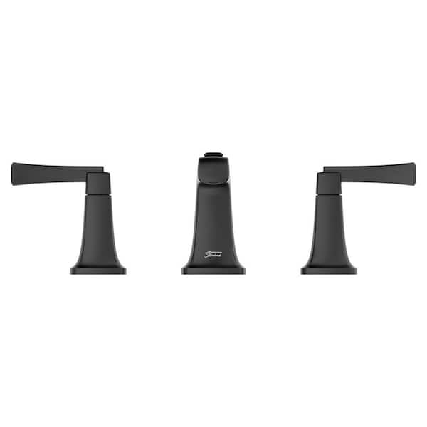 Townsend 8 in. Widespread 2-Handle Bathroom Faucet in Matte Black