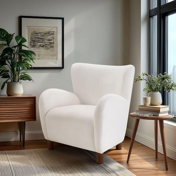 Stella Ivory Wingback Arm Chair