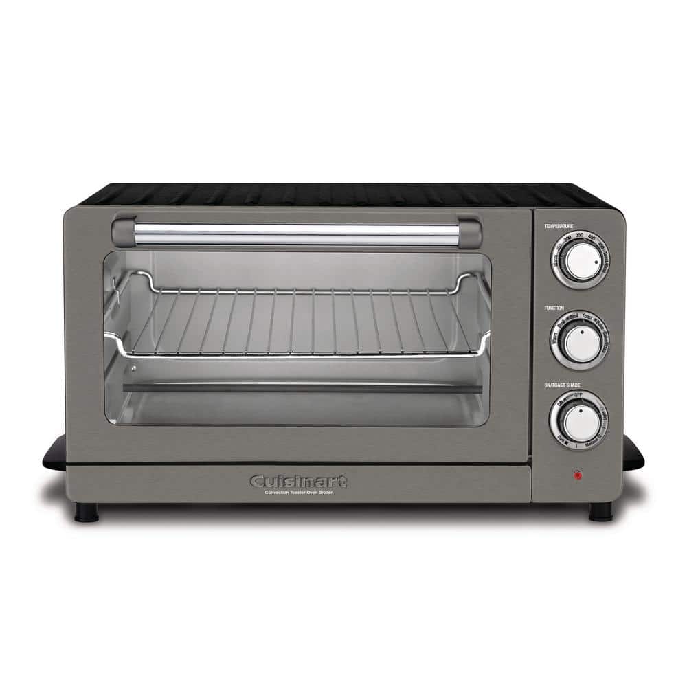 Tileon 1200W 6-Slice Stainless Steel Black Toaster Oven with 20L Capacity  Countertop Toaster in Timer-Bake-Broil-Toast Setting AYBSZHD1014 - The Home  Depot