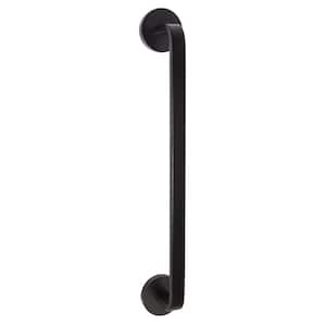 Vector 14 in. Vertical Bar Handle for Glass Shower Door in Matte Black
