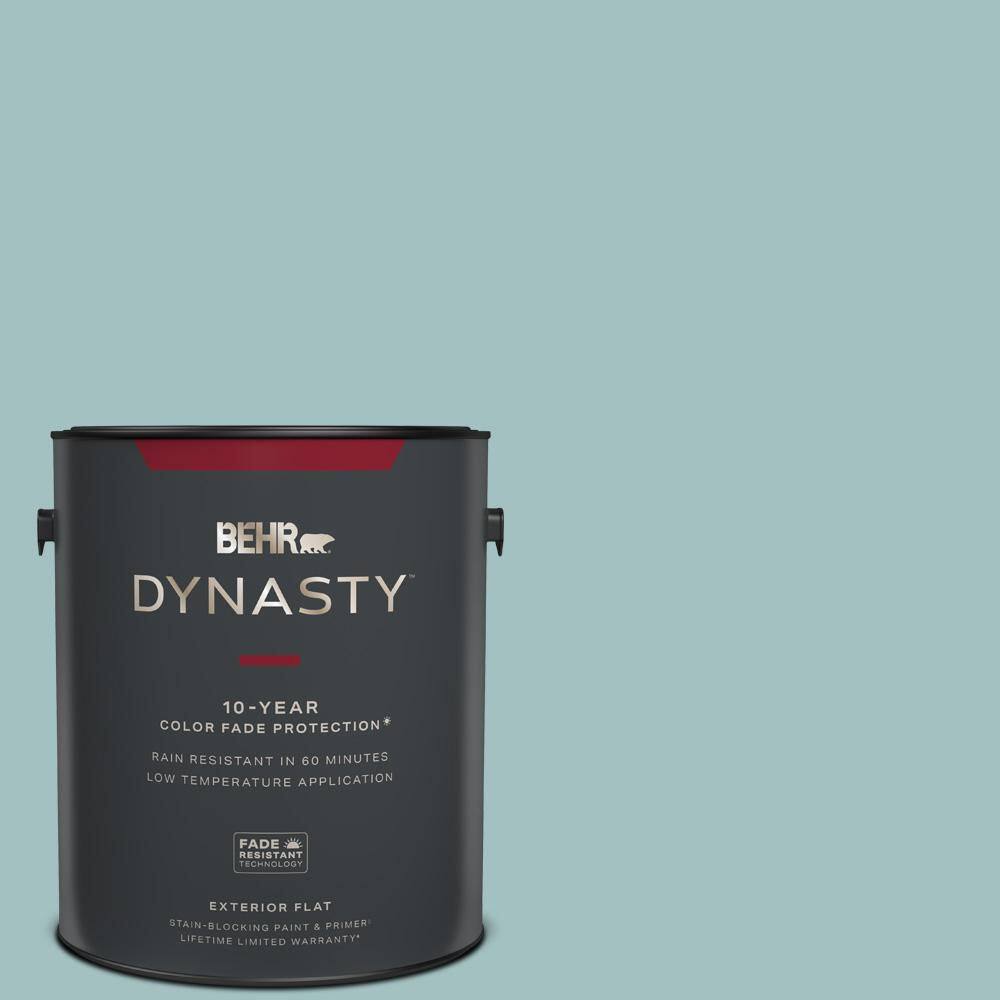 BEHR DYNASTY 1 gal. S4403 Aspiring Blue Flat Exterior StainBlocking