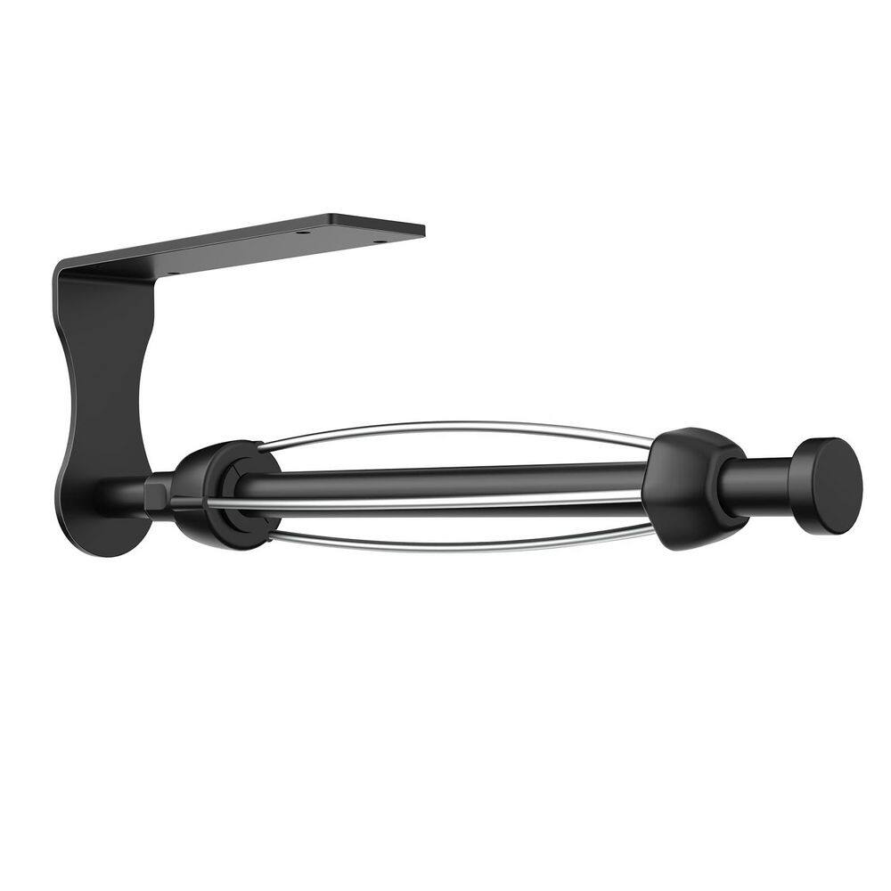 Under Cabinet Paper Towel Holder with Adjustable Damper, Single-Hand Tear, Self-Adhesive or Drilled Wall Mount, Black price history on PriceWatchPro