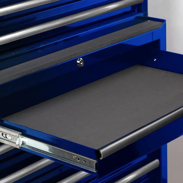 56 in. 10-Drawer Rolling Cabinet Tool Chest in Blue 56 in. 10-Drawer Rolling Cabinet Tool Chest in Blue
