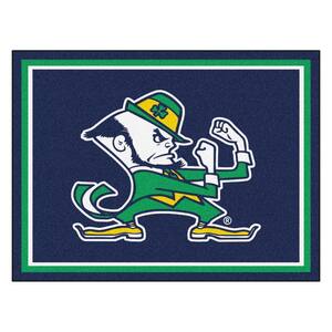 NCAA Notre Dame Navy Blue 8 ft. x 10 ft. Indoor Area Rug