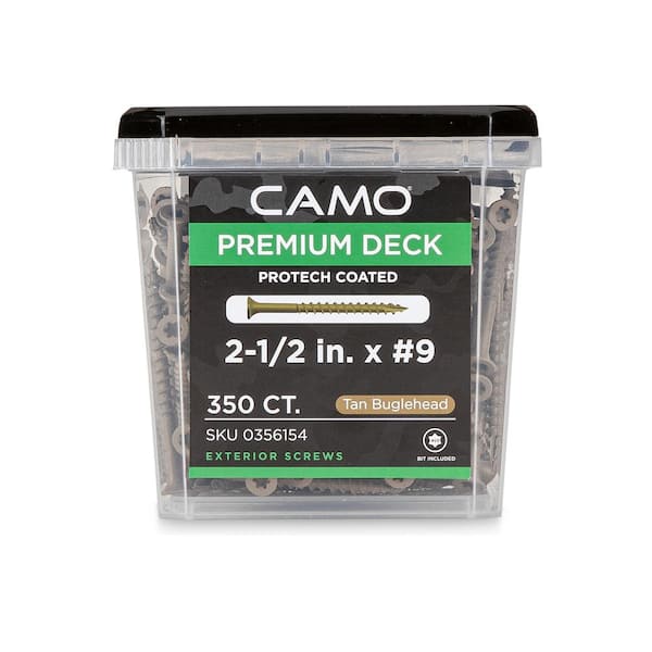 CAMO 2-1/2 in. #9 Tan Star Drive Exterior Bugle Head Wood Deck