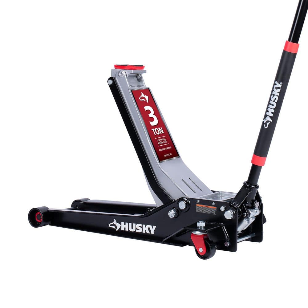 Husky 3 Ton Super Low / High Lift Floor Jack HPL4790N-HV-TH - The