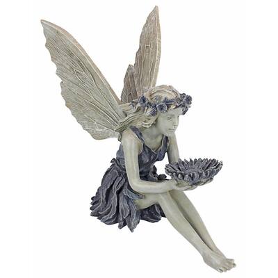 Design Toscano 19 5 In H The Sunflower Fairy Statue Eu41620 Home Depot Design Toscano 19 5 In H The Sunflower, Resin Garden Fairies Statues