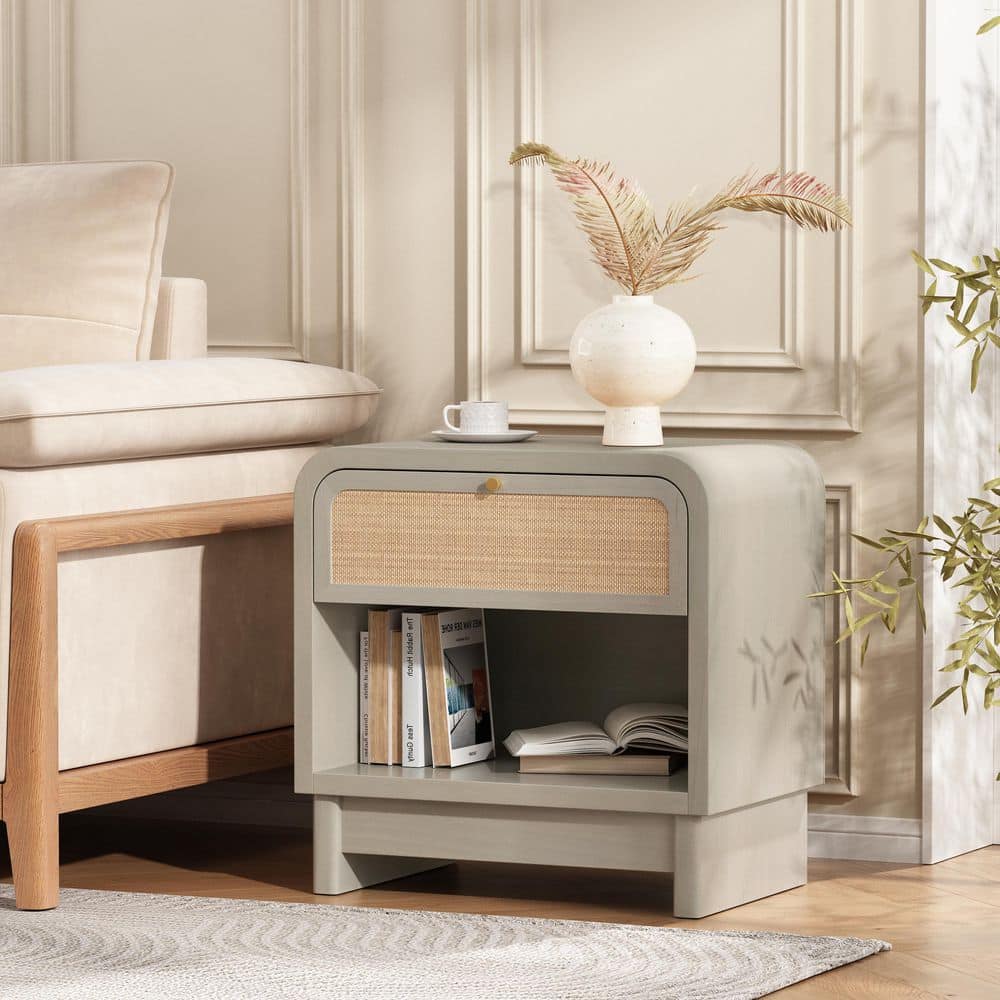 CHRISTOPHER KNIGHT HOME Florence Modern Sage Green 1-Drawer 23.62