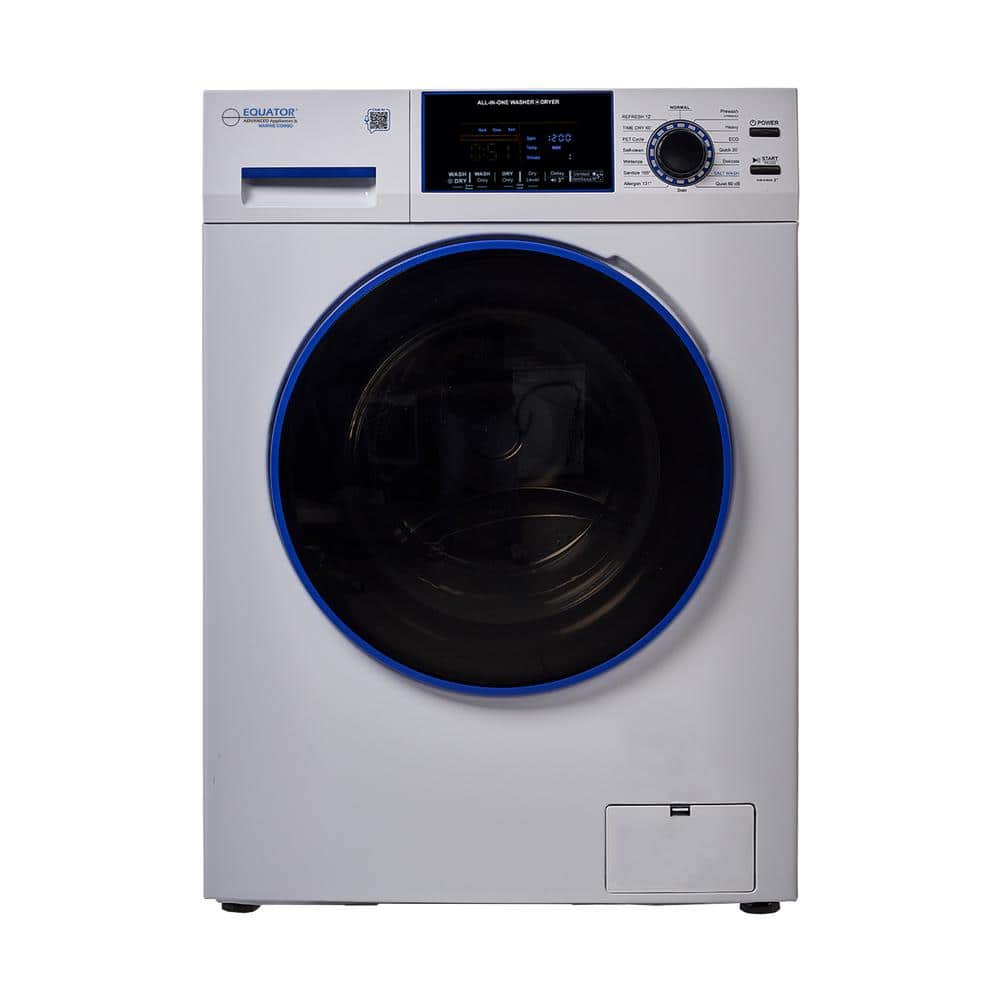 Marine Combo Washer Dryer ANTI CORROSION 1.62 Cf/15 lbs. 1400 RPM Salt Wash