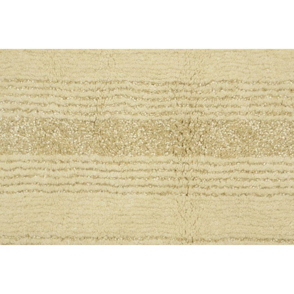 Soft Plush Nude Nylon Rectangle Bathroom Rug