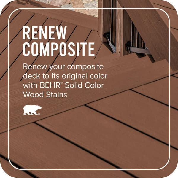 BEHR Premium Advanced DeckOver 5 gal. #SC-142 Cappuccino Smooth