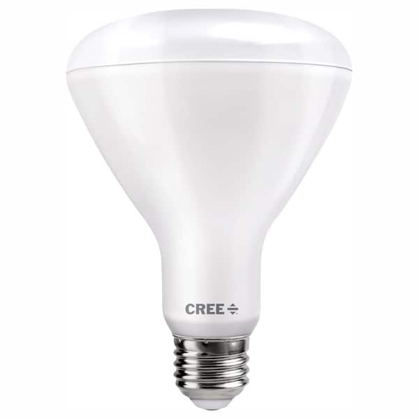 Cree 100W Equivalent Bright White (3000K) BR30 Dimmable Exceptional Light Quality LED Light Bulb