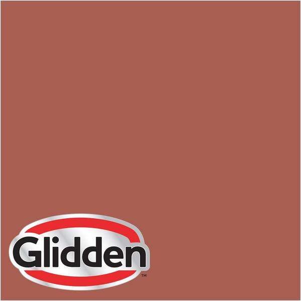 Glidden Premium 1 gal. #HDGO08 Charred Clay Flat Interior Paint with Primer