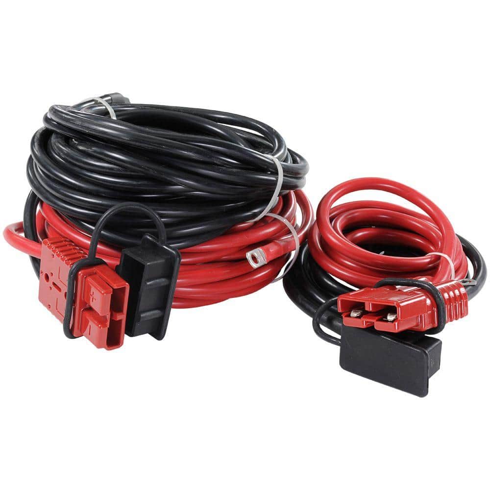Keeper Trailer Wiring Kit With 2 Awg Wire For 25 Ft And 6 Ft And Quick Connect For Kw Series Winches Kwa14607 1 The Home Depot