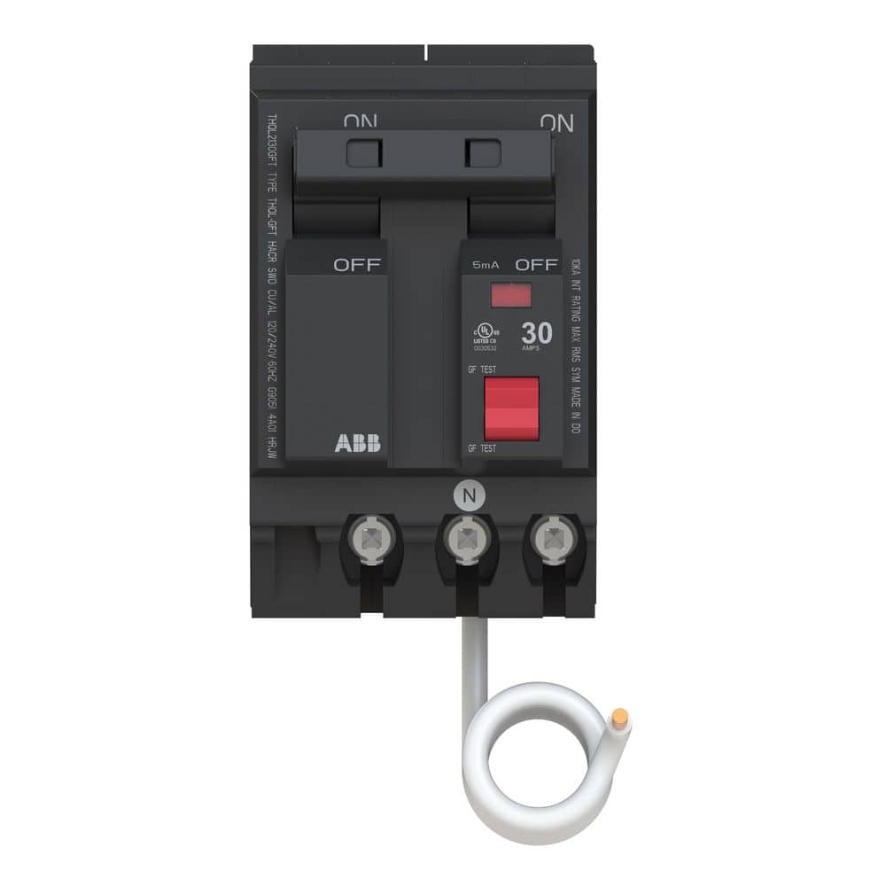 30 Amp Double Pole Ground Fault Breaker with Self-Test (THQL2130GFTA) price history on PriceWatchPro