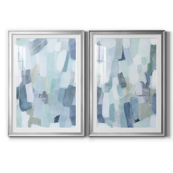Wexford Home Dusky Gale I By Wexford Homes 2-Pieces Framed Abstract Paper Art Print 18.5 in. x 24.5 in.