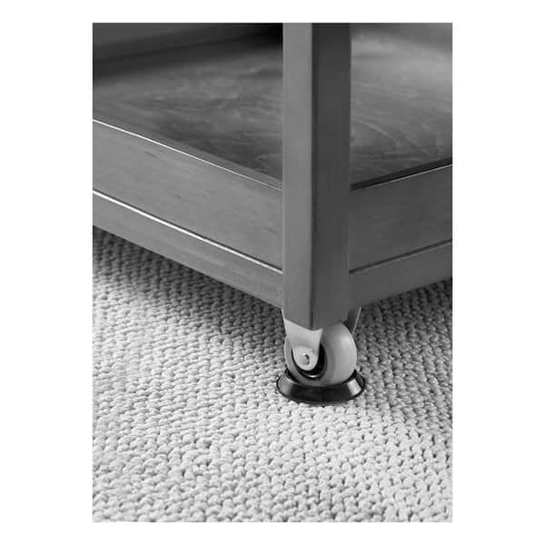 Super Sliders 4-Pack 5-3/4 x 9-1/2 In Oval Plastic Carpet Furniture Slider  at