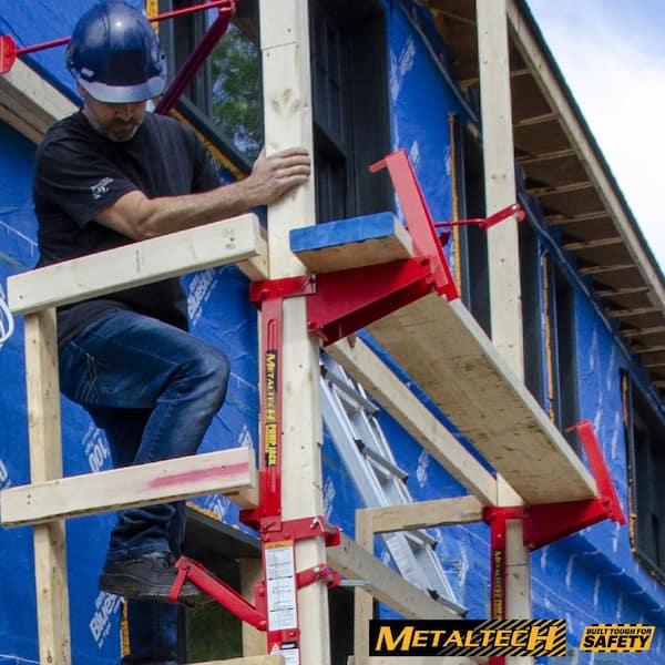 Pump Jack 27-3/4 in. W x 5-1/2 in. D x 25-1/2 in. H Steel Work Bench for the Pump Jack Portable Scaffolding System