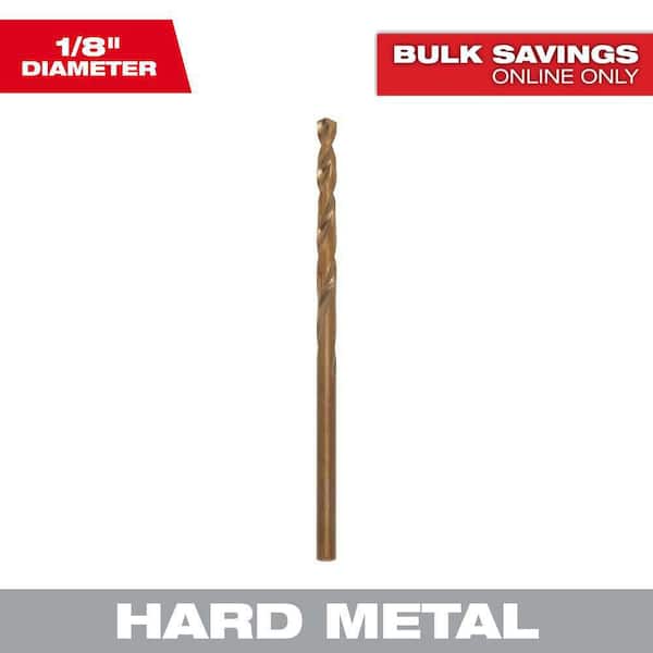 1/8 in. Cobalt Red Helix Twist Drill Bit