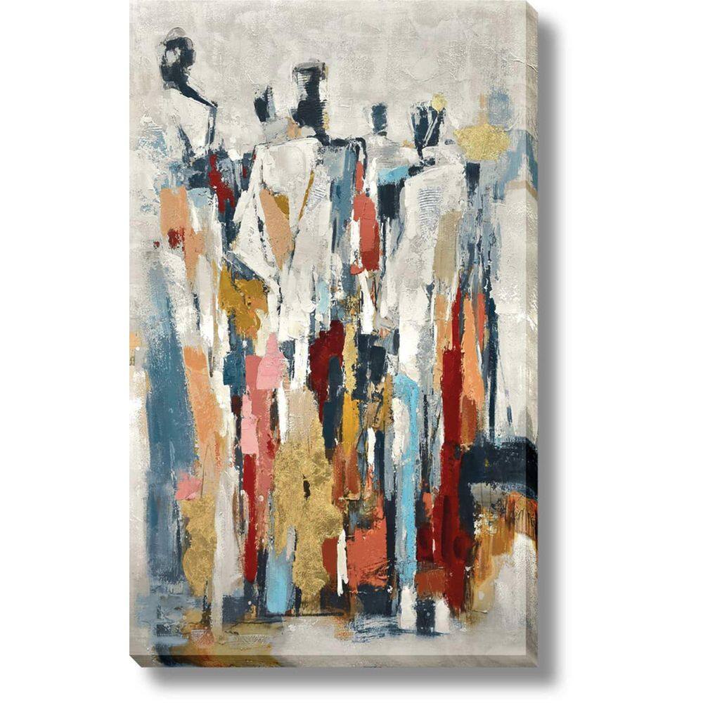 1-Piece Unframed Mixed Media People Wall Art 59.1 in. x 39.4 in. price history on PriceWatchPro