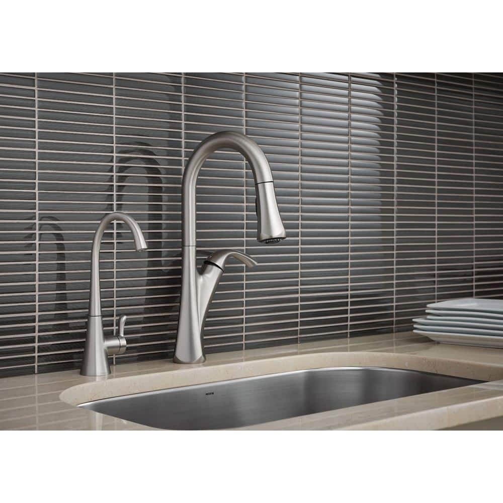 Stainless Steel High-Arc Cold Water Dispenser Faucet