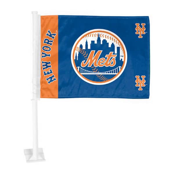 FANMATS MLB - New York Mets Car Flag Large 1-Piece 11 in. x 14 in.