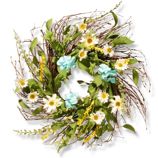 National Tree Company 20 in. Artificial Sunflower Wreath