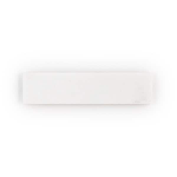 Jeffrey Court Thassos White 2 in. x 8 in. Polished Subway Marble Wall and Floor Tile (0.111 sq. ft./Each)